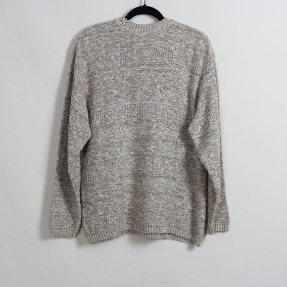 Tradition Heather Beige Textured Knit Vintage Sweater - Picture 16 of 16